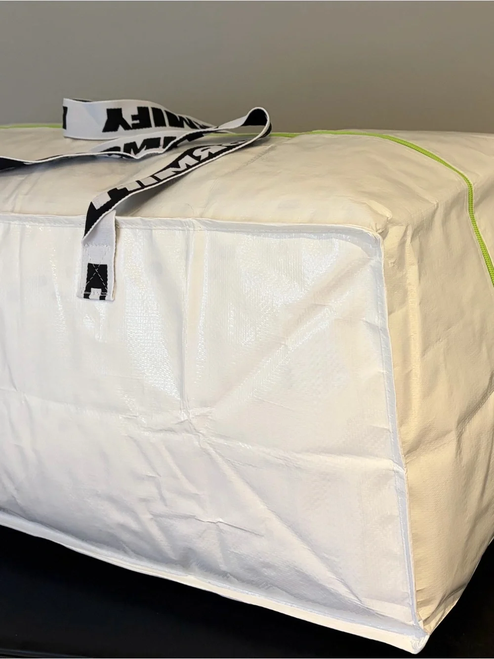 Dormify SET OF 4 White Duffel Storage Bag
